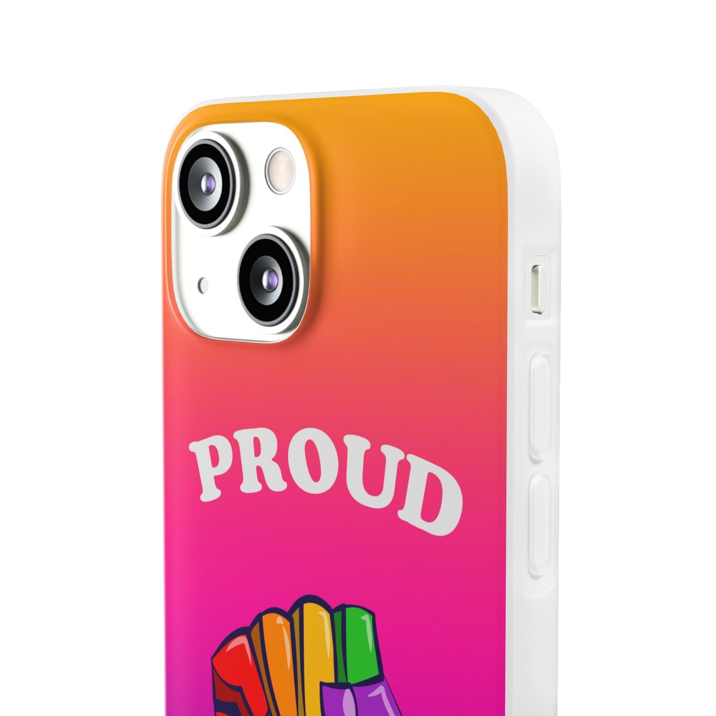 LGBTQWorldwide - ,,GLÜCKLICH" Flexible Handyhülle Accessories, Case, iPhone, iPhone Cases, Phone accessory, Phone Cases, Samsung Cases, silikon, Valentine's Day promotion lgbtq Bekleidung Accessoires unisex Zubehör