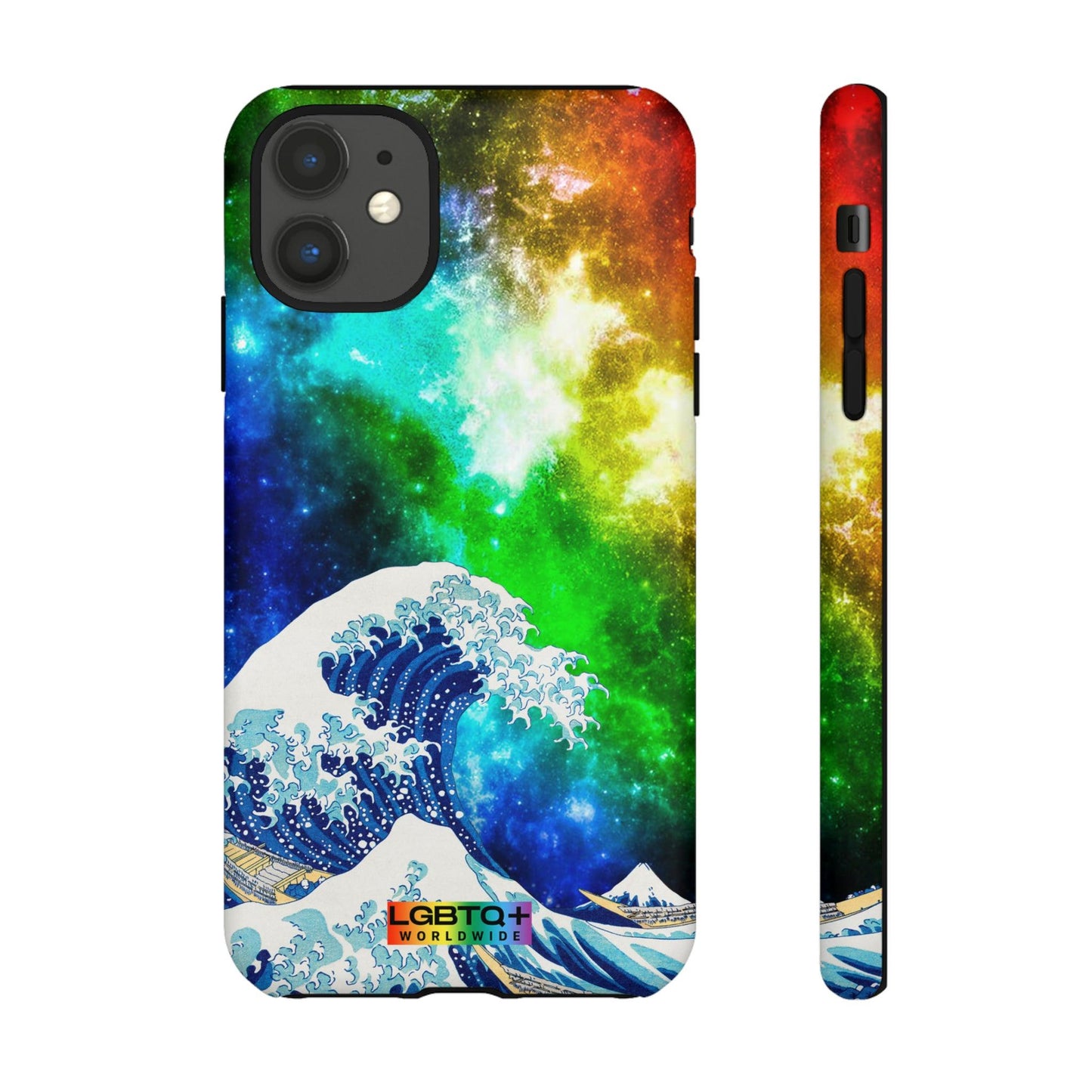 LGBTQWorldwide - ,,WELLE" Doppelgehäuse Handyhülle Accessories, Glossy, iPhone Cases, Matte, Phone accessory, Phone Cases, Samsung Cases, Thermo, Valentine's Day Picks lgbtq Bekleidung Accessoires unisex Zubehör