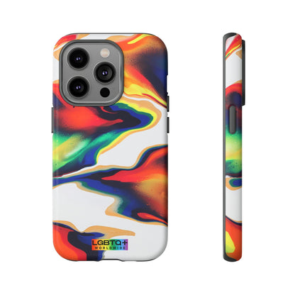 LGBTQWorldwide - ,,EINZIGARTIG" Doppelgehäuse Handyhülle Accessories, Glossy, iPhone Cases, Matte, Phone accessory, Phone Cases, Samsung Cases, Thermo, Valentine's Day Picks lgbtq Bekleidung Accessoires unisex Zubehör