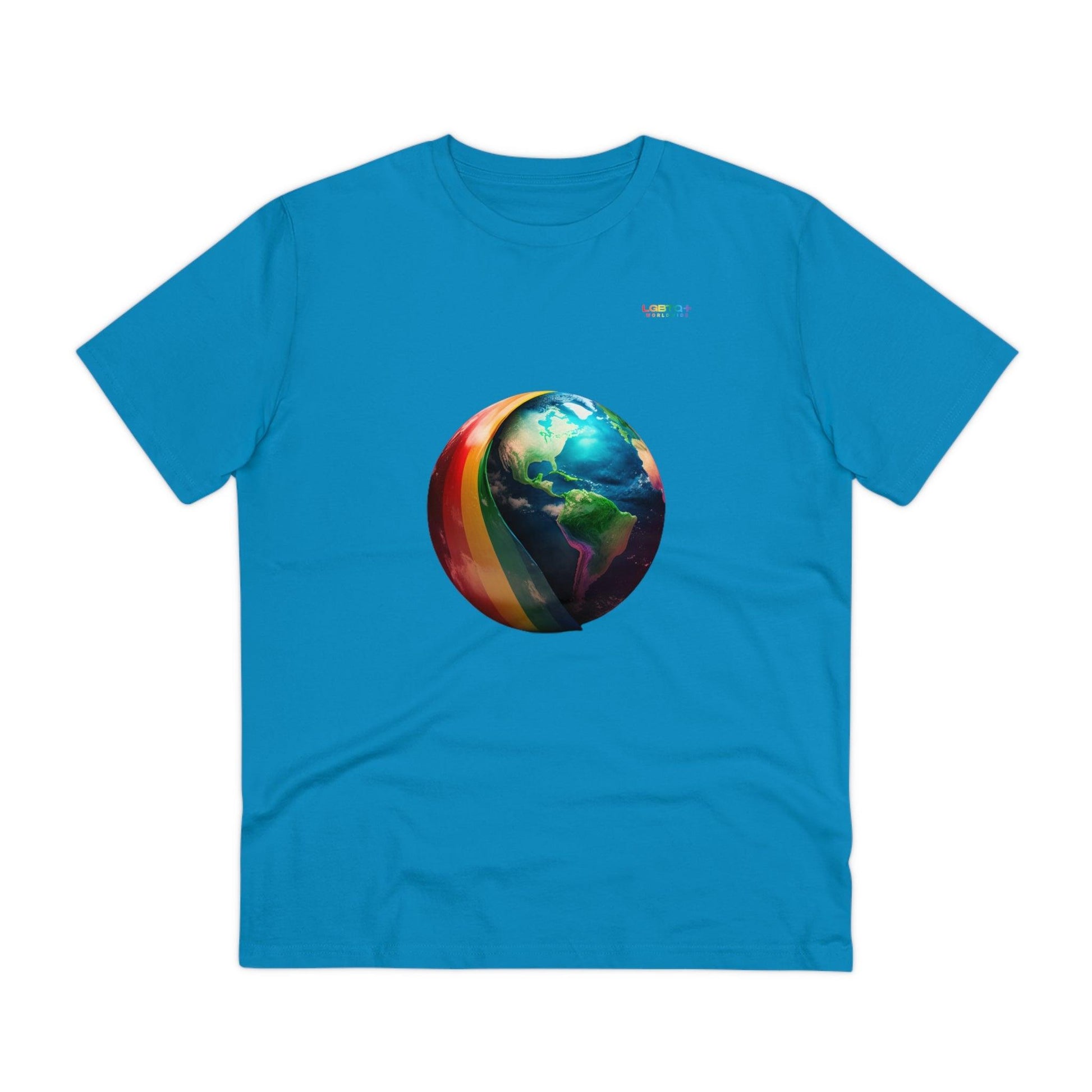 LGBTQWorldwide - ,,ZUKÜNFTIGE WELT" ai, Cotton, Crew neck, DTG, Eco-friendly, Men's Clothing, Organic, Recycled, Regular fit, Sustainable, T-shirts, Unisex, Valentine's Day Picks, Vegan, Women's Clothing lgbtq Bekleidung Accessoires unisex Zubehör