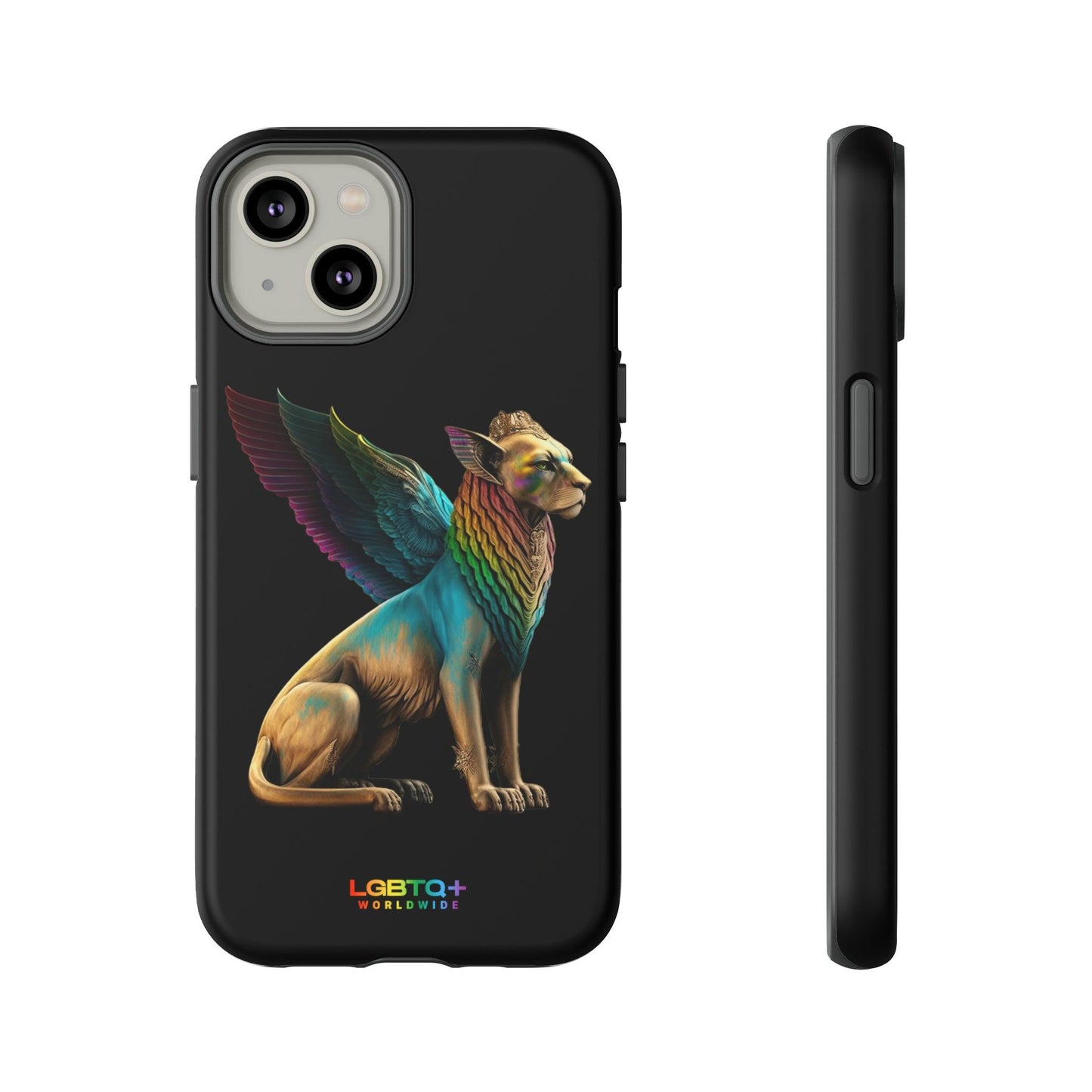 LGBTQWorldwide - ,,SPHINX" Doppelgehäuse Handyhülle Accessories, Glossy, iPhone Cases, Matte, Phone accessory, Phone Cases, Samsung Cases, tough, Valentine's Day Picks lgbtq Bekleidung Accessoires unisex Zubehör