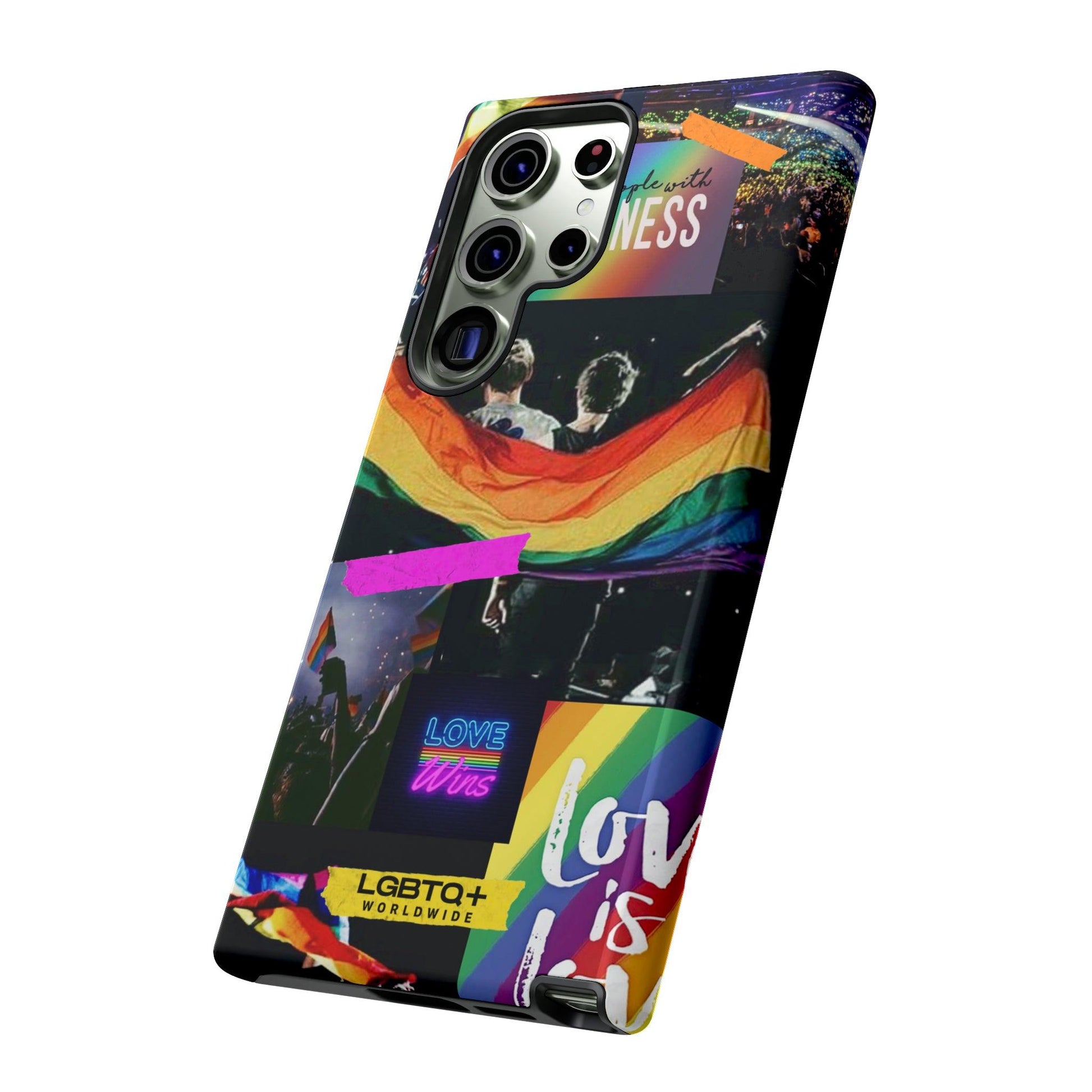 LGBTQWorldwide - ,,COMMUNITY" Doppelgehäuse Handyhülle Accessories, Glossy, iPhone Cases, Matte, Phone accessory, Phone Cases, Samsung Cases, Thermo, Valentine's Day Picks lgbtq Bekleidung Accessoires unisex Zubehör