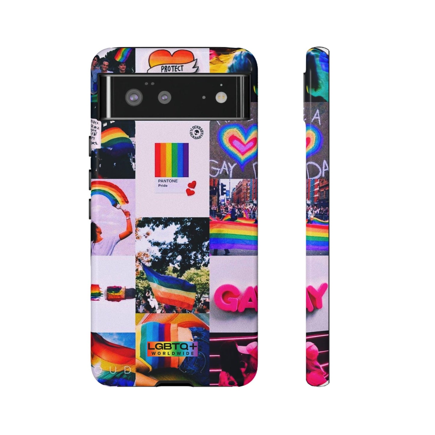 LGBTQWorldwide - ,,REGENBOGEN" Doppelgehäuse Handyhülle Accessories, Glossy, iPhone Cases, Matte, Phone accessory, Phone Cases, Samsung Cases, Thermo, Valentine's Day Picks lgbtq Bekleidung Accessoires unisex Zubehör