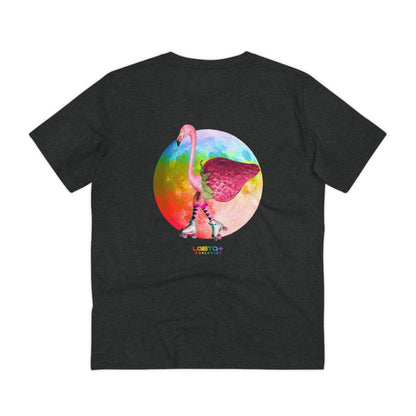 LGBTQWorldwide - ,,FLAMINGO" Clothing, Cotton, Crew neck, DTG, Eco-friendly, Men's Clothing, Organic, Recycled, Regular fit, Sustainable, T-shirts, Unisex, Valentine's Day Picks, Vegan, Women's Clothing lgbtq Bekleidung Accessoires unisex Zubehör