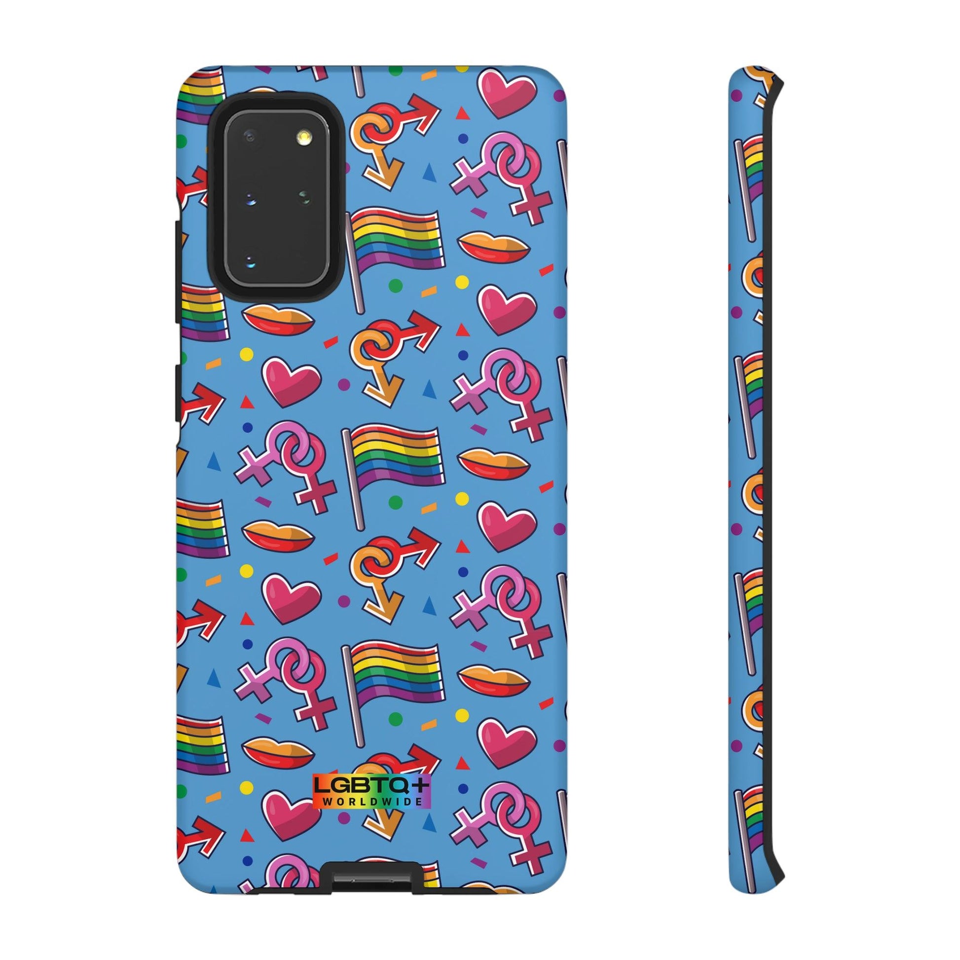 LGBTQWorldwide - ,,FÜHL DICH FREI" Doppelgehäuse Handyhülle Accessories, Glossy, iPhone Cases, Matte, Phone accessory, Phone Cases, Samsung Cases, Thermo, Valentine's Day Picks lgbtq Bekleidung Accessoires unisex Zubehör