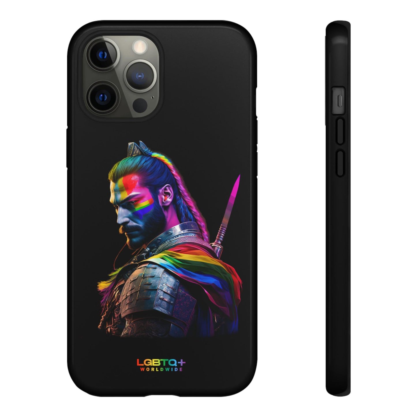 LGBTQWorldwide - ,,SAMURAI" Doppelgehäuse Handyhülle Accessories, Glossy, iPhone Cases, Matte, Phone accessory, Phone Cases, Samsung Cases, tough, Valentine's Day Picks lgbtq Bekleidung Accessoires unisex Zubehör