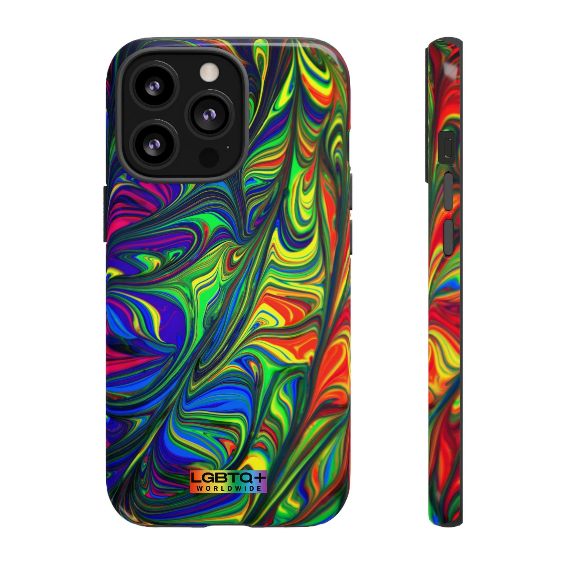 LGBTQWorldwide - ,,ILLUSION" Doppelgehäuse Handyhülle Accessories, Glossy, iPhone Cases, Matte, Phone accessory, Phone Cases, Samsung Cases, Thermo, Valentine's Day Picks lgbtq Bekleidung Accessoires unisex Zubehör