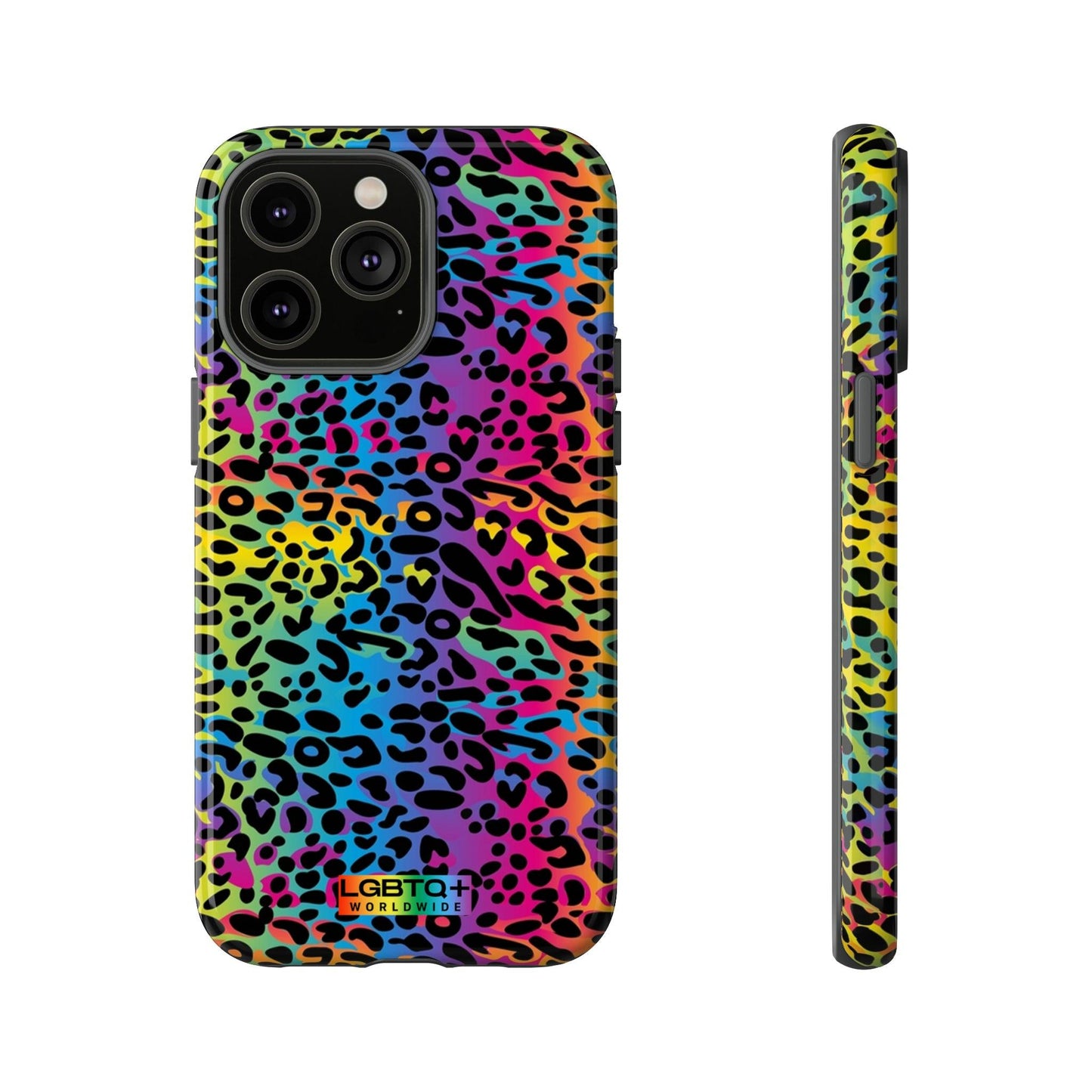 LGBTQWorldwide - ,,LEOPARD" Doppelgehäuse Handyhülle Accessories, Glossy, iPhone Cases, Matte, Phone accessory, Phone Cases, Samsung Cases, Thermo, Valentine's Day Picks lgbtq Bekleidung Accessoires unisex Zubehör