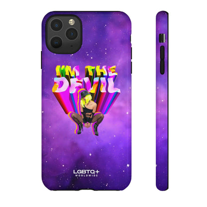 LGBTQWorldwide - ,,I AM THE DEVIL" Doppelgehäuse Handyhülle Accessories, Glossy, iPhone Cases, Matte, Phone accessory, Phone Cases, Samsung Cases, Thermo, Valentine's Day Picks lgbtq Bekleidung Accessoires unisex Zubehör