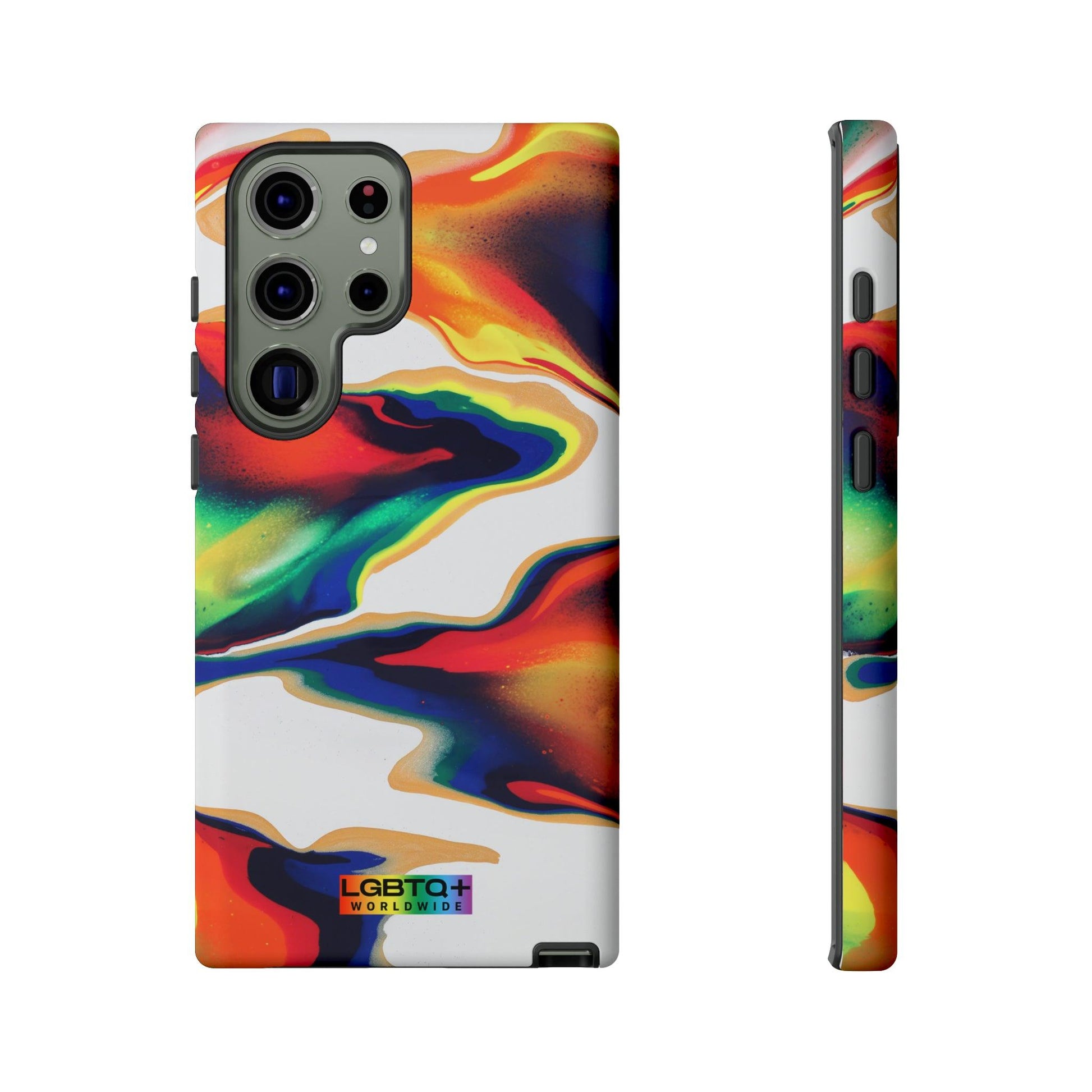 LGBTQWorldwide - ,,EINZIGARTIG" Doppelgehäuse Handyhülle Accessories, Glossy, iPhone Cases, Matte, Phone accessory, Phone Cases, Samsung Cases, Thermo, Valentine's Day Picks lgbtq Bekleidung Accessoires unisex Zubehör