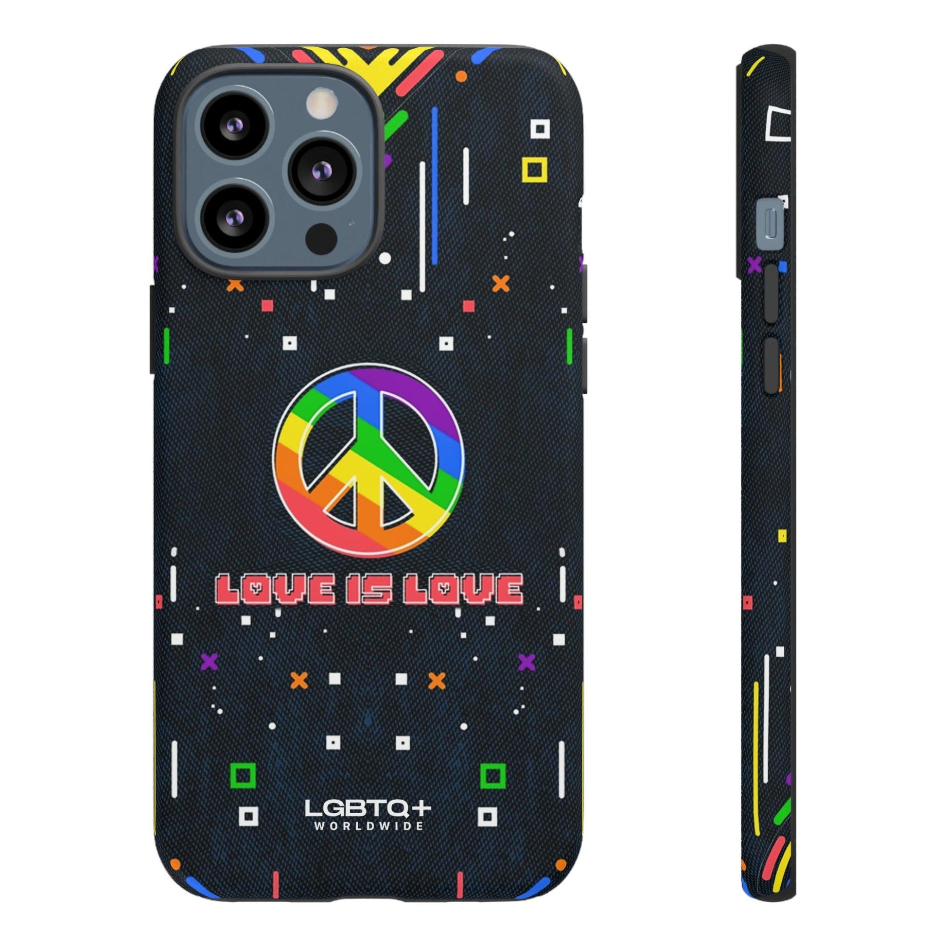 LGBTQWorldwide - ,,PEACE" Doppelgehäuse Handyhülle Accessories, Glossy, iPhone Cases, Matte, Phone accessory, Phone Cases, Samsung Cases, Thermo, Valentine's Day Picks lgbtq Bekleidung Accessoires unisex Zubehör