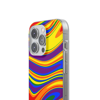 LGBTQWorldwide - ,,FARBEN" Flexible Handyhülle Accessories, Case, iPhone, iPhone Cases, Phone accessory, Phone Cases, Samsung Cases, silikon, Valentine's Day promotion lgbtq Bekleidung Accessoires unisex Zubehör