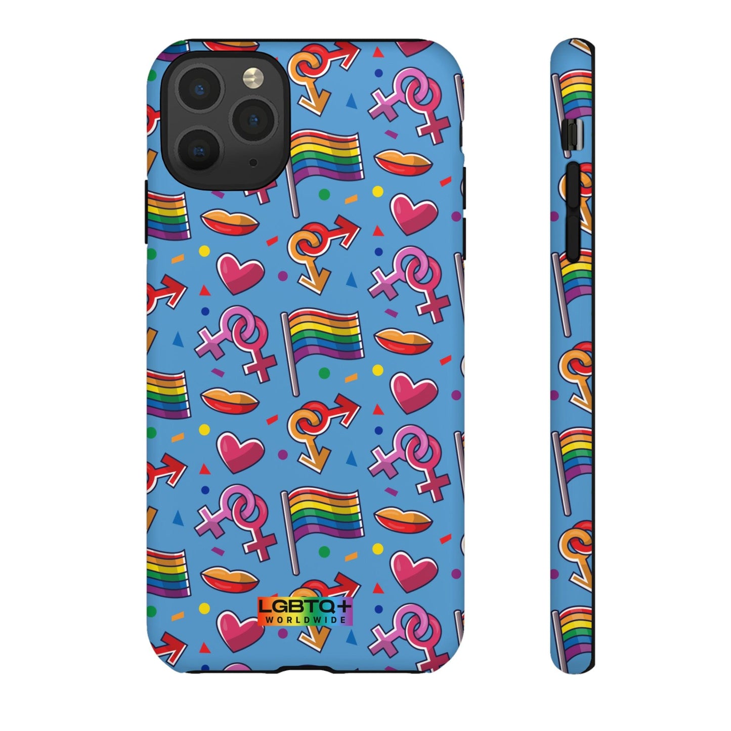 LGBTQWorldwide - ,,FÜHL DICH FREI" Doppelgehäuse Handyhülle Accessories, Glossy, iPhone Cases, Matte, Phone accessory, Phone Cases, Samsung Cases, Thermo, Valentine's Day Picks lgbtq Bekleidung Accessoires unisex Zubehör