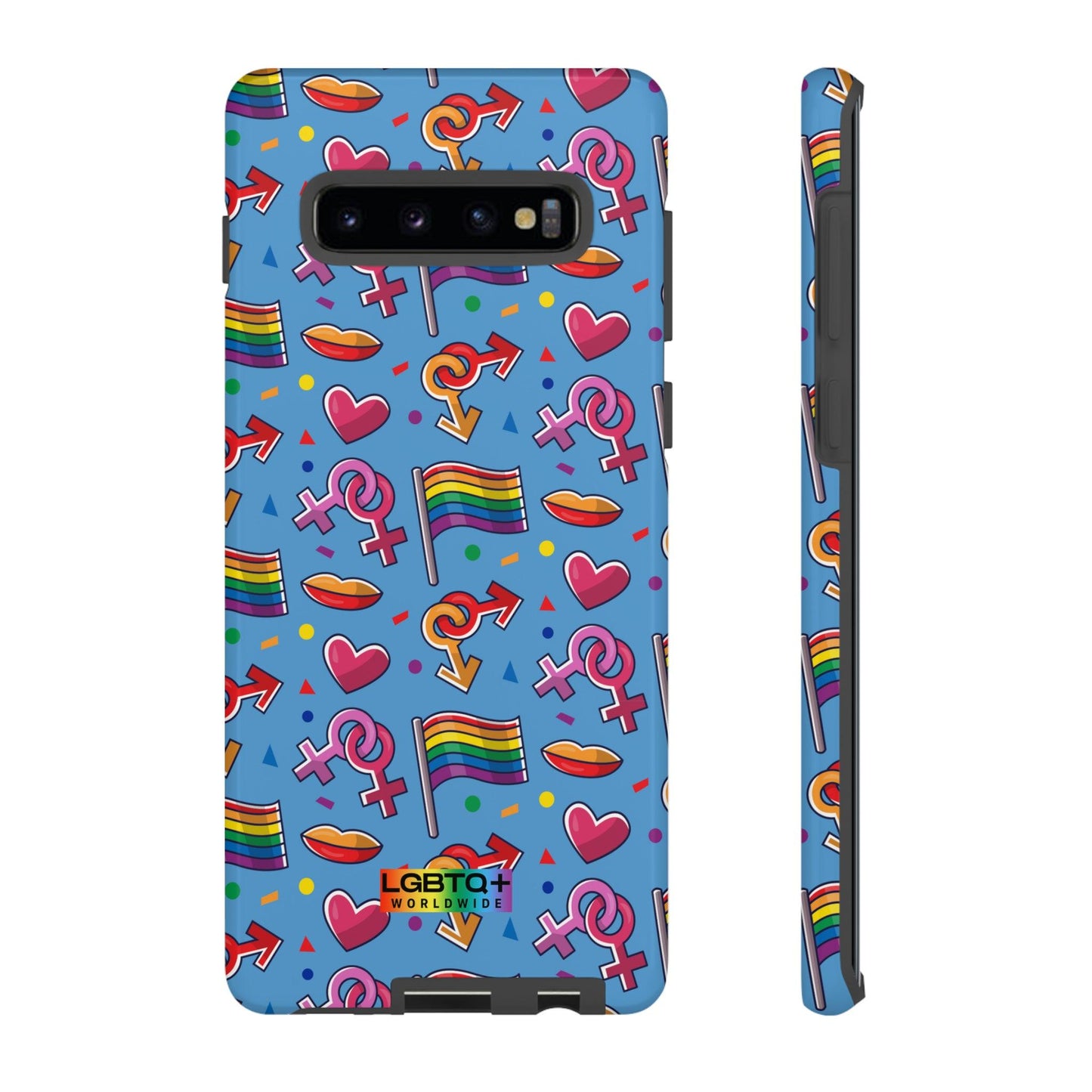 LGBTQWorldwide - ,,FÜHL DICH FREI" Doppelgehäuse Handyhülle Accessories, Glossy, iPhone Cases, Matte, Phone accessory, Phone Cases, Samsung Cases, Thermo, Valentine's Day Picks lgbtq Bekleidung Accessoires unisex Zubehör