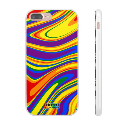 LGBTQWorldwide - ,,FARBEN" Flexible Handyhülle Accessories, Case, iPhone, iPhone Cases, Phone accessory, Phone Cases, Samsung Cases, silikon, Valentine's Day promotion lgbtq Bekleidung Accessoires unisex Zubehör