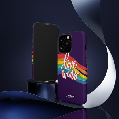 LGBTQWorldwide - ,,LIEBE GEWINNT" Doppelgehäuse Handyhülle Accessories, Glossy, iPhone Cases, Matte, Phone accessory, Phone Cases, Samsung Cases, Thermo, Valentine's Day Picks lgbtq Bekleidung Accessoires unisex Zubehör