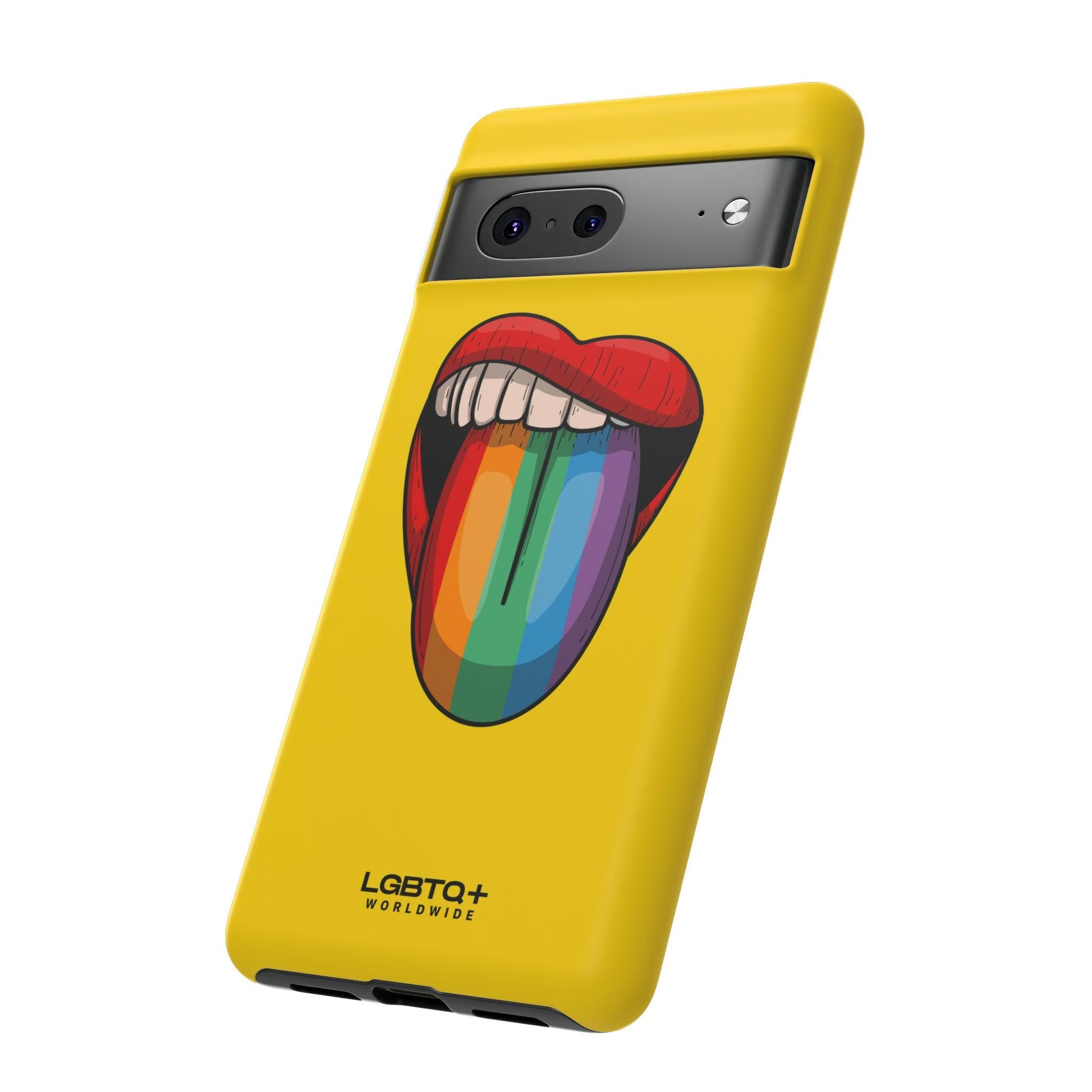 LGBTQWorldwide - ,,ZUNGE" Doppelgehäuse Handyhülle Accessories, Glossy, iPhone Cases, Matte, Phone accessory, Phone Cases, Samsung Cases, Thermo, Valentine's Day Picks lgbtq Bekleidung Accessoires unisex Zubehör