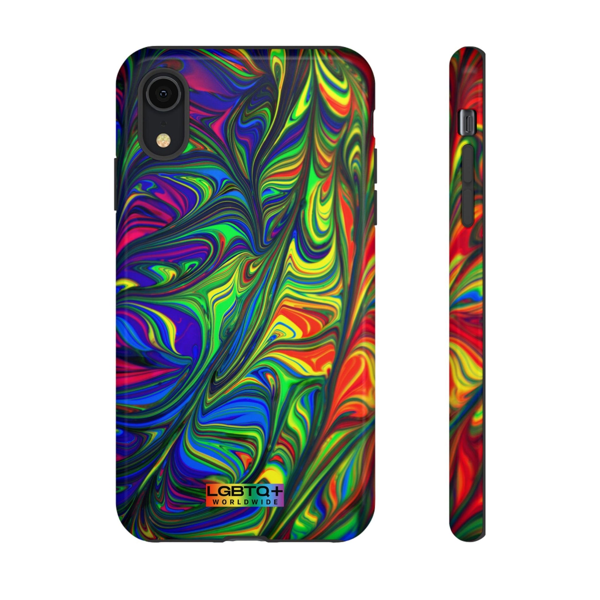 LGBTQWorldwide - ,,ILLUSION" Doppelgehäuse Handyhülle Accessories, Glossy, iPhone Cases, Matte, Phone accessory, Phone Cases, Samsung Cases, Thermo, Valentine's Day Picks lgbtq Bekleidung Accessoires unisex Zubehör