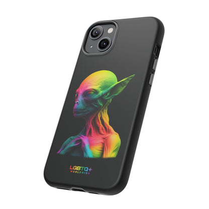 LGBTQWorldwide - ,,ALIEN" Doppelgehäuse Handyhülle Accessories, Glossy, iPhone Cases, Matte, Phone accessory, Phone Cases, Samsung Cases, tough, Valentine's Day Picks lgbtq Bekleidung Accessoires unisex Zubehör