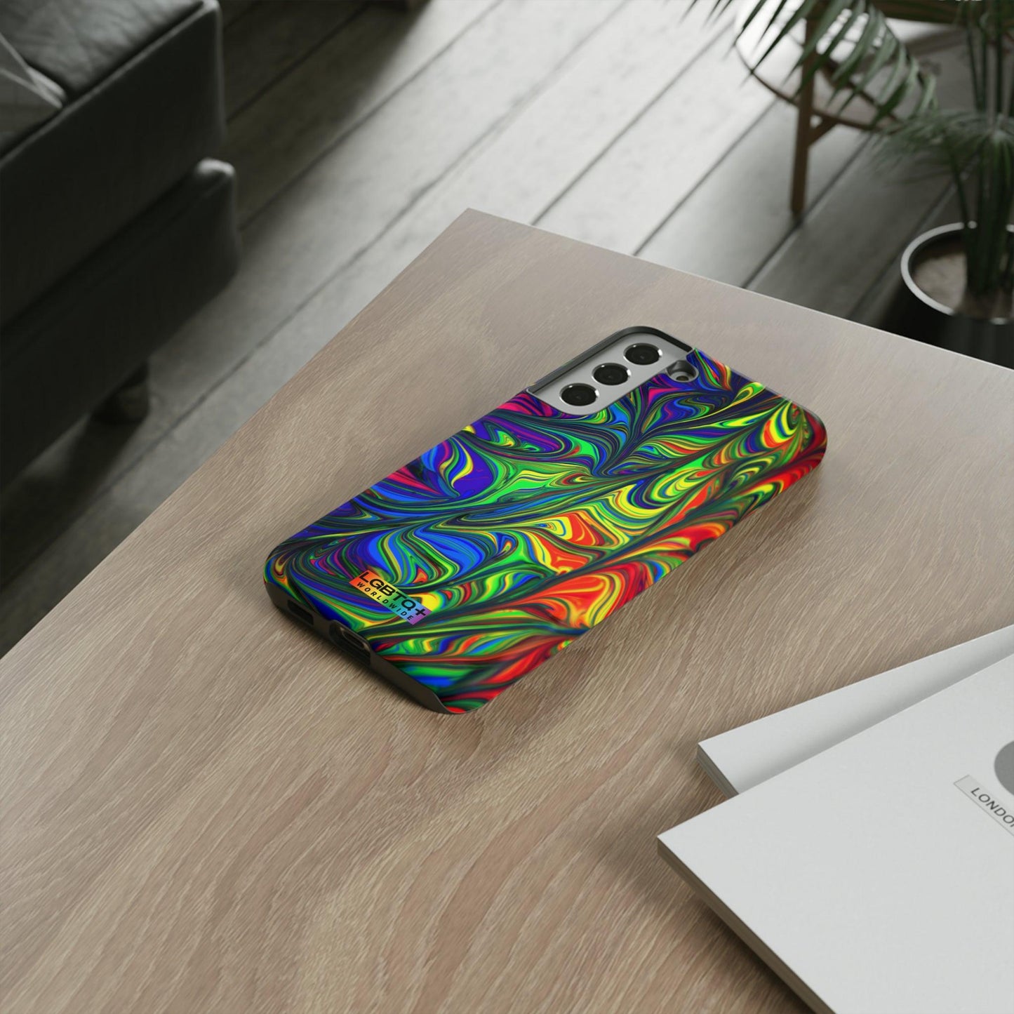 LGBTQWorldwide - ,,ILLUSION" Doppelgehäuse Handyhülle Accessories, Glossy, iPhone Cases, Matte, Phone accessory, Phone Cases, Samsung Cases, Thermo, Valentine's Day Picks lgbtq Bekleidung Accessoires unisex Zubehör