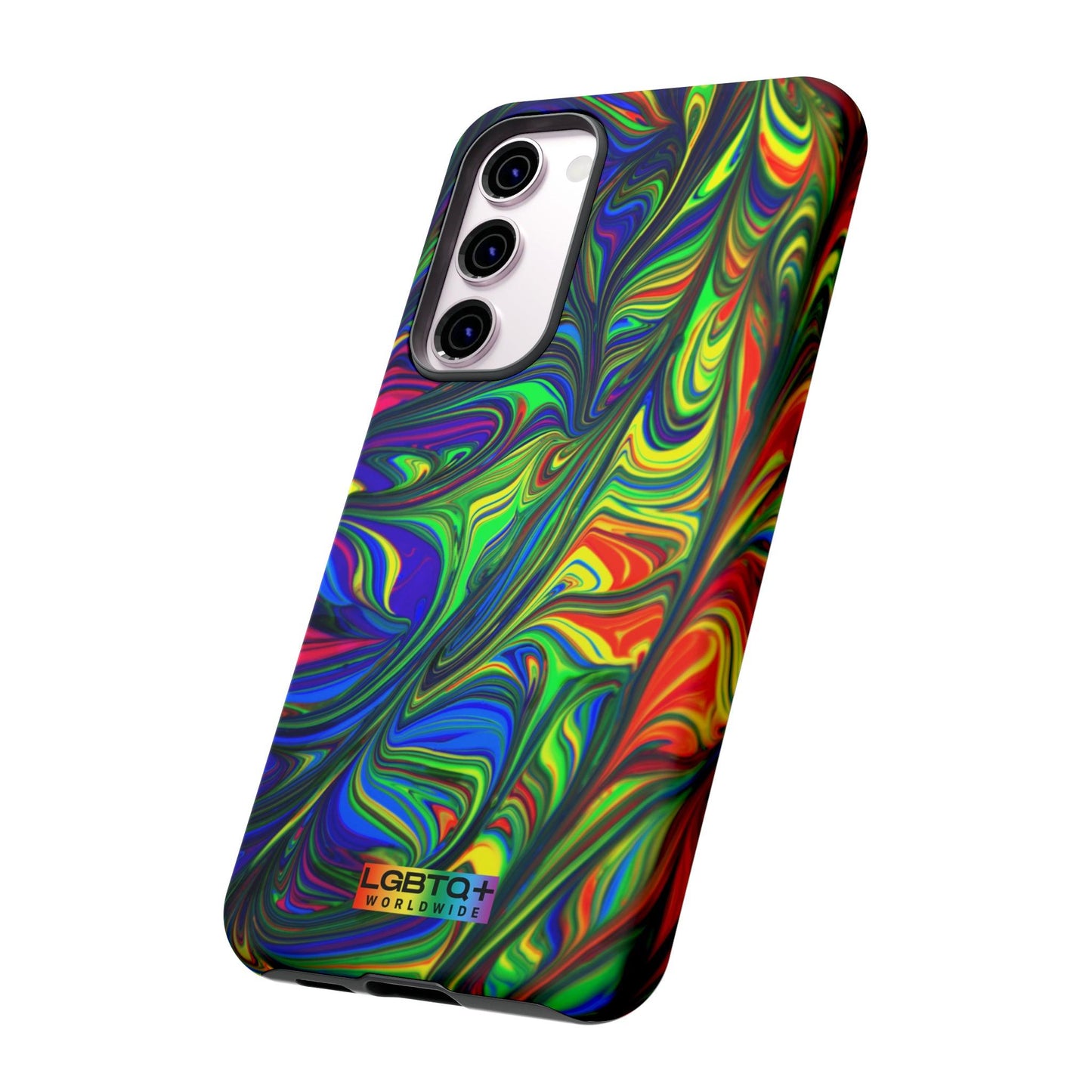 LGBTQWorldwide - ,,ILLUSION" Doppelgehäuse Handyhülle Accessories, Glossy, iPhone Cases, Matte, Phone accessory, Phone Cases, Samsung Cases, Thermo, Valentine's Day Picks lgbtq Bekleidung Accessoires unisex Zubehör