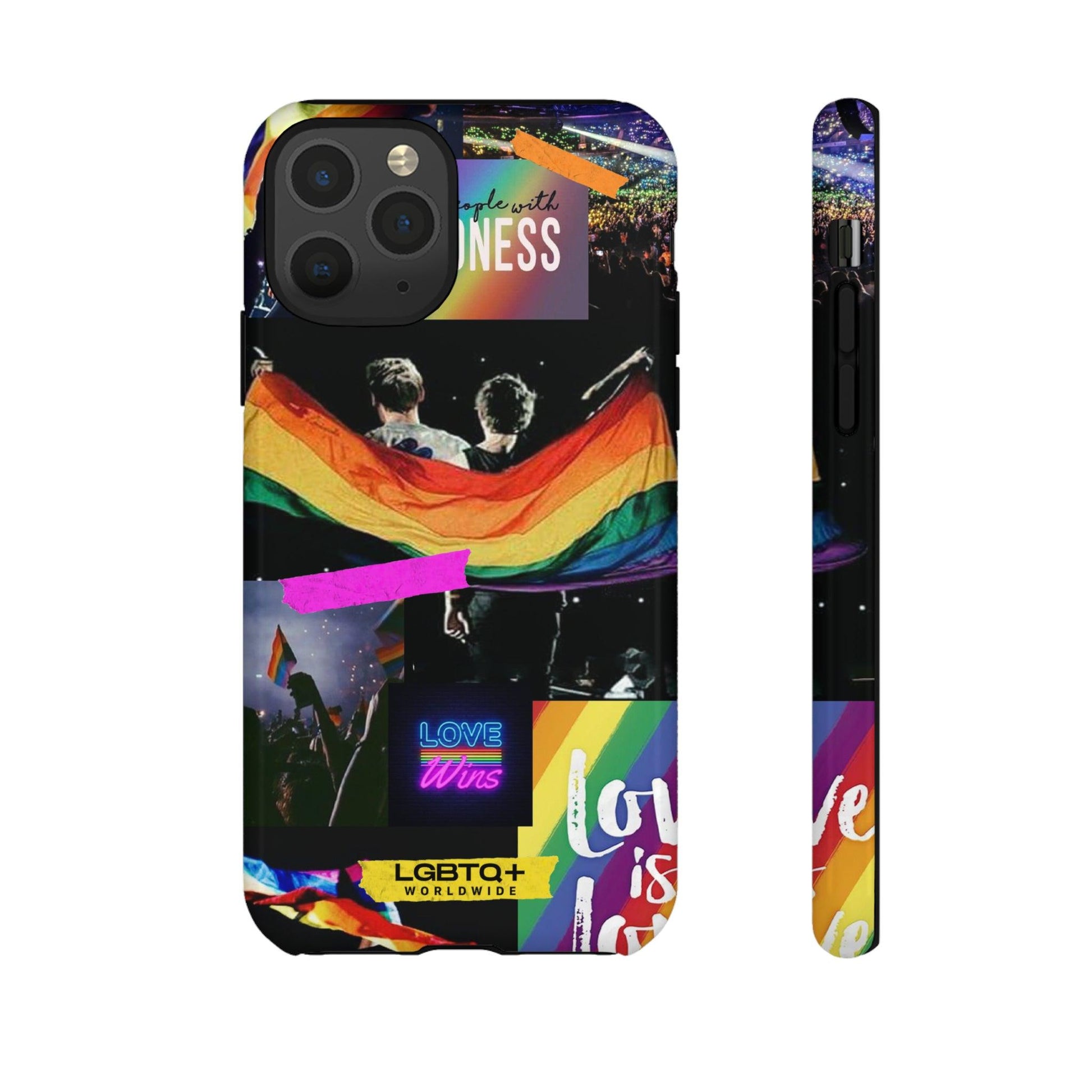 LGBTQWorldwide - ,,COMMUNITY" Doppelgehäuse Handyhülle Accessories, Glossy, iPhone Cases, Matte, Phone accessory, Phone Cases, Samsung Cases, Thermo, Valentine's Day Picks lgbtq Bekleidung Accessoires unisex Zubehör