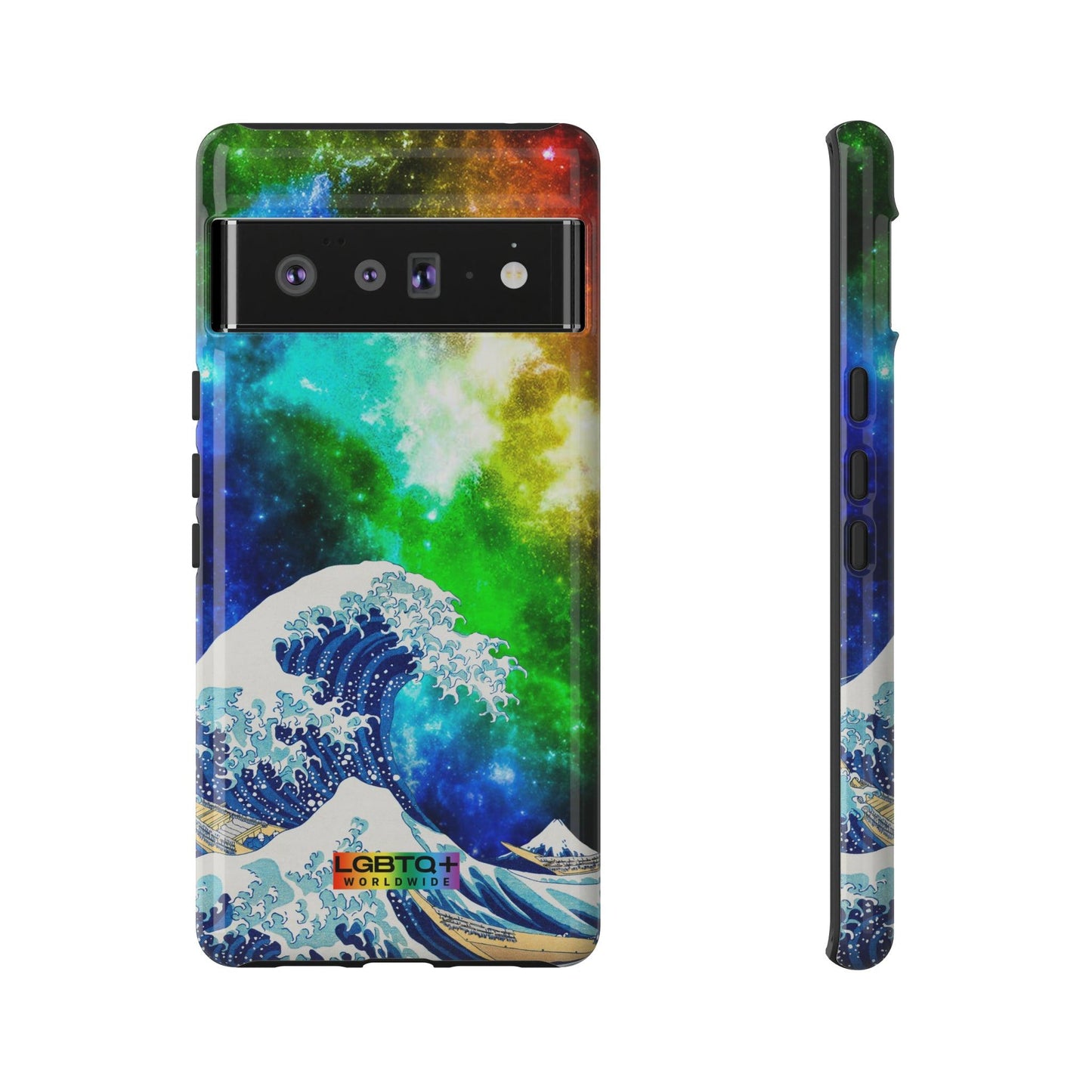 LGBTQWorldwide - ,,WELLE" Doppelgehäuse Handyhülle Accessories, Glossy, iPhone Cases, Matte, Phone accessory, Phone Cases, Samsung Cases, Thermo, Valentine's Day Picks lgbtq Bekleidung Accessoires unisex Zubehör