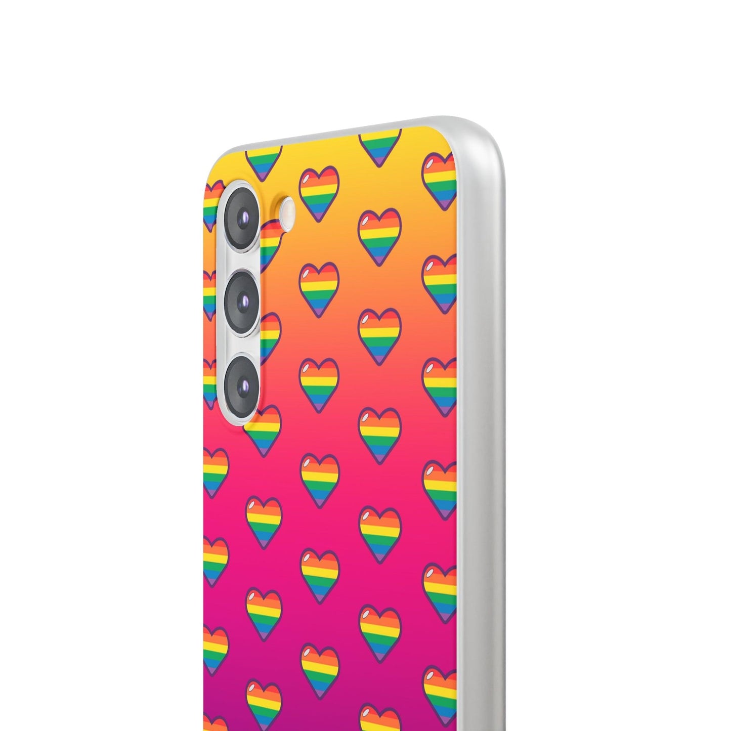 LGBTQWorldwide - ,,HERZEN" Flexible Handyhülle Accessories, Case, iPhone, iPhone Cases, Phone accessory, Phone Cases, Samsung Cases, silikon, Valentine's Day promotion lgbtq Bekleidung Accessoires unisex Zubehör