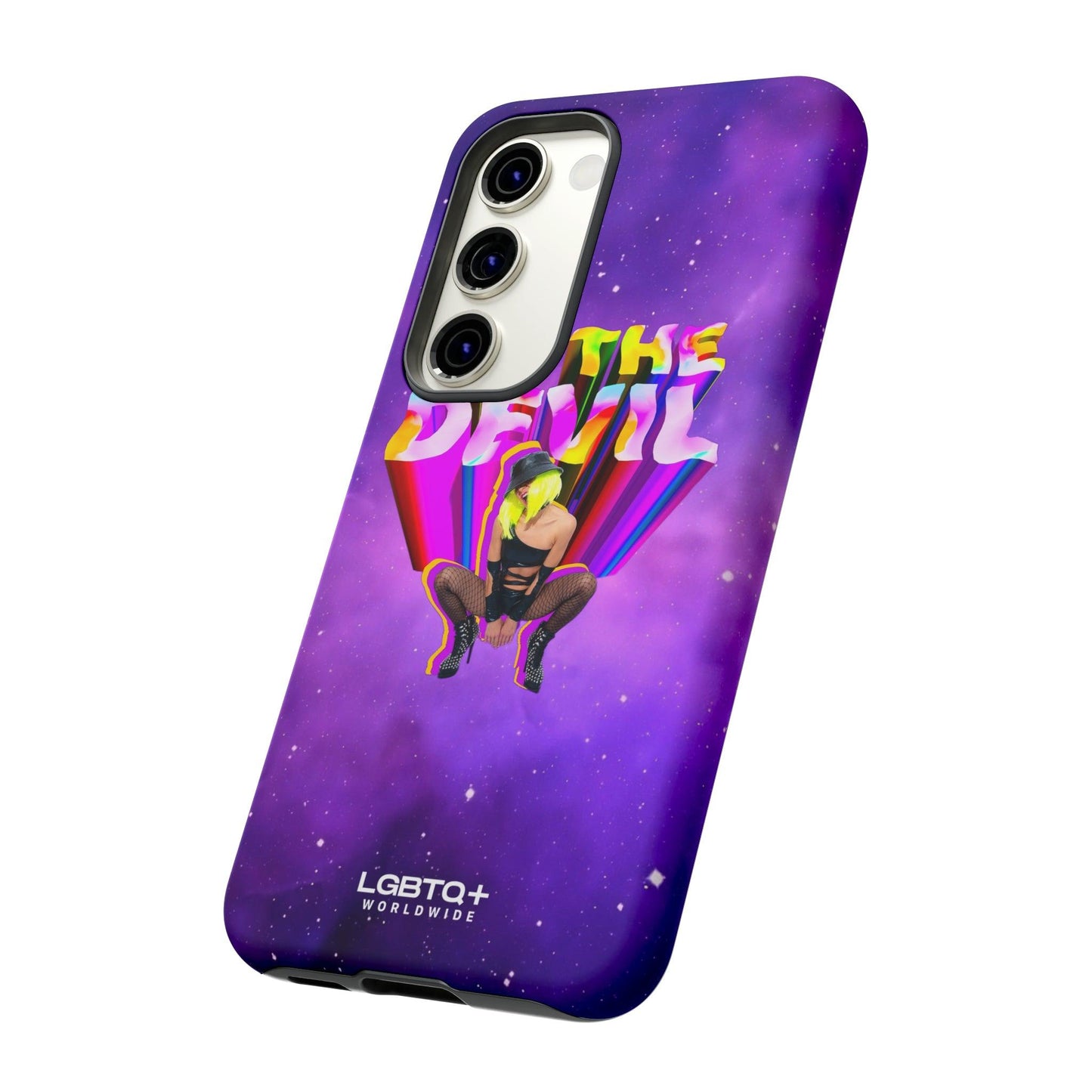 LGBTQWorldwide - ,,I AM THE DEVIL" Doppelgehäuse Handyhülle Accessories, Glossy, iPhone Cases, Matte, Phone accessory, Phone Cases, Samsung Cases, Thermo, Valentine's Day Picks lgbtq Bekleidung Accessoires unisex Zubehör