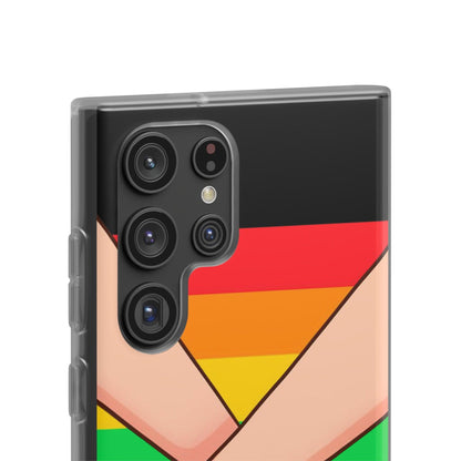 LGBTQWorldwide - ,,TOGETHER PRIDE" Flexible Handyhülle Accessories, Case, iPhone, iPhone Cases, Phone accessory, Phone Cases, Samsung Cases, silikon, Valentine's Day promotion lgbtq Bekleidung Accessoires unisex Zubehör