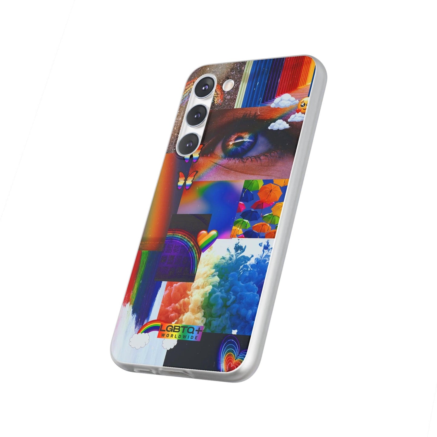 LGBTQWorldwide - ,,VISION" Flexible Handyhülle Accessories, Case, iPhone, iPhone Cases, Phone accessory, Phone Cases, Samsung Cases, silikon, Valentine's Day promotion lgbtq Bekleidung Accessoires unisex Zubehör