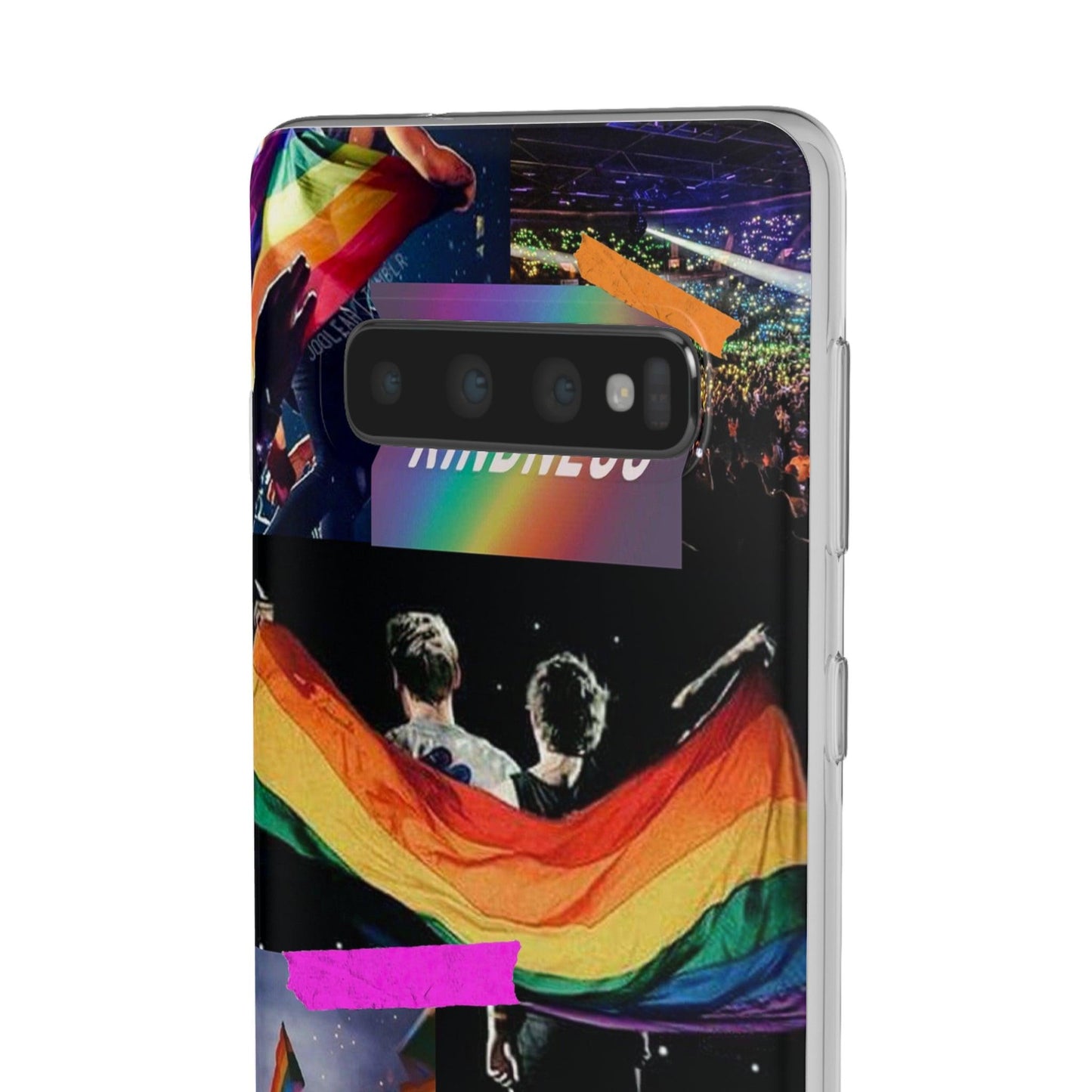 LGBTQWorldwide - ,,KINDNESS" Flexible Handyhülle Accessories, Case, iPhone, iPhone Cases, Phone accessory, Phone Cases, Samsung Cases, silikon, Valentine's Day promotion lgbtq Bekleidung Accessoires unisex Zubehör