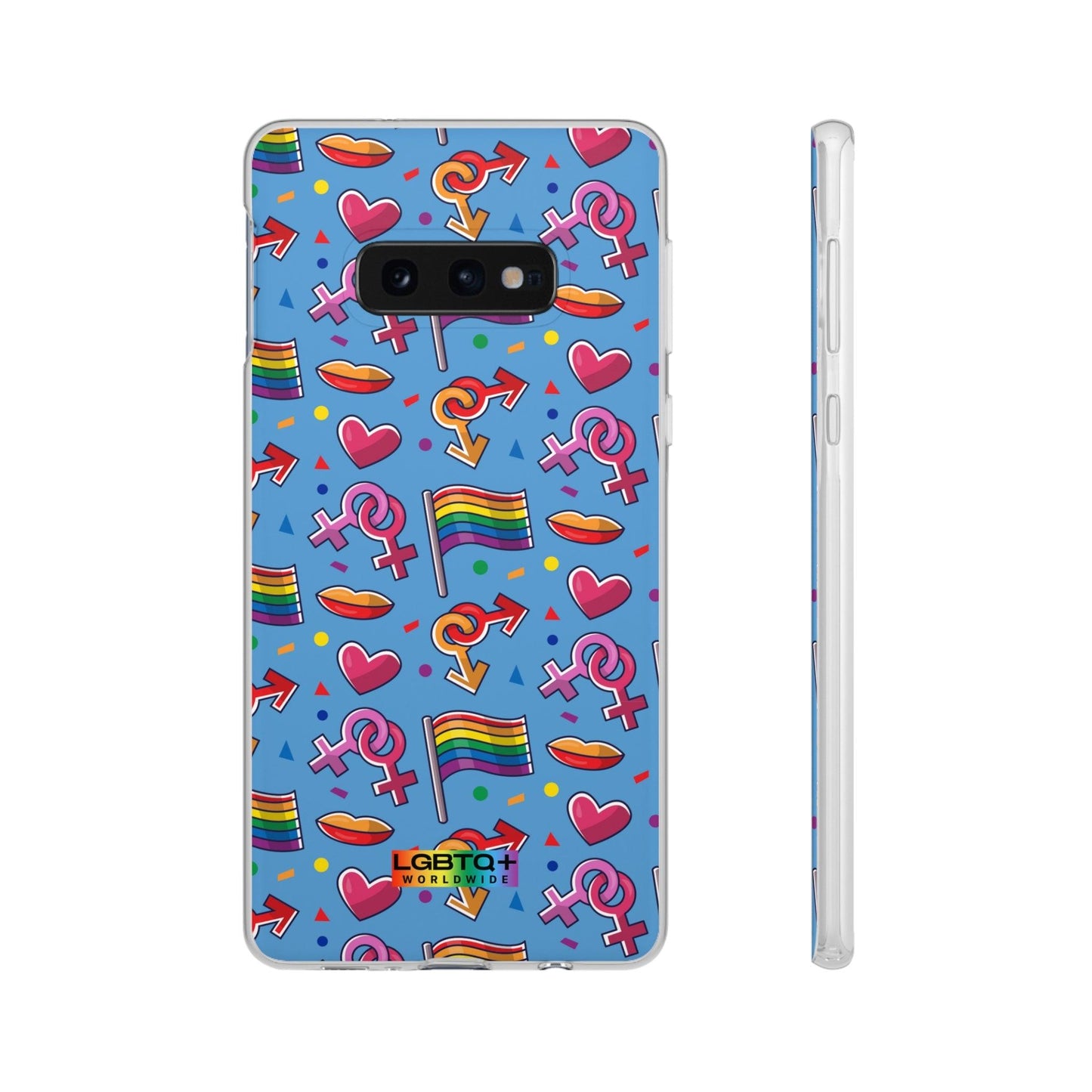 LGBTQWorldwide - ,,FLAGGEN" Flexible Handyhülle Accessories, Case, iPhone, iPhone Cases, Phone accessory, Phone Cases, Samsung Cases, silikon, Valentine's Day promotion lgbtq Bekleidung Accessoires unisex Zubehör