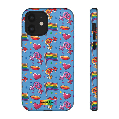 LGBTQWorldwide - ,,FÜHL DICH FREI" Doppelgehäuse Handyhülle Accessories, Glossy, iPhone Cases, Matte, Phone accessory, Phone Cases, Samsung Cases, Thermo, Valentine's Day Picks lgbtq Bekleidung Accessoires unisex Zubehör