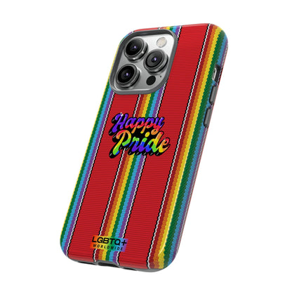 LGBTQWorldwide - ,,HAPPY PRIDE" Doppelgehäuse Handyhülle Accessories, Glossy, iPhone Cases, Matte, Phone accessory, Phone Cases, Samsung Cases, Thermo, Valentine's Day Picks lgbtq Bekleidung Accessoires unisex Zubehör