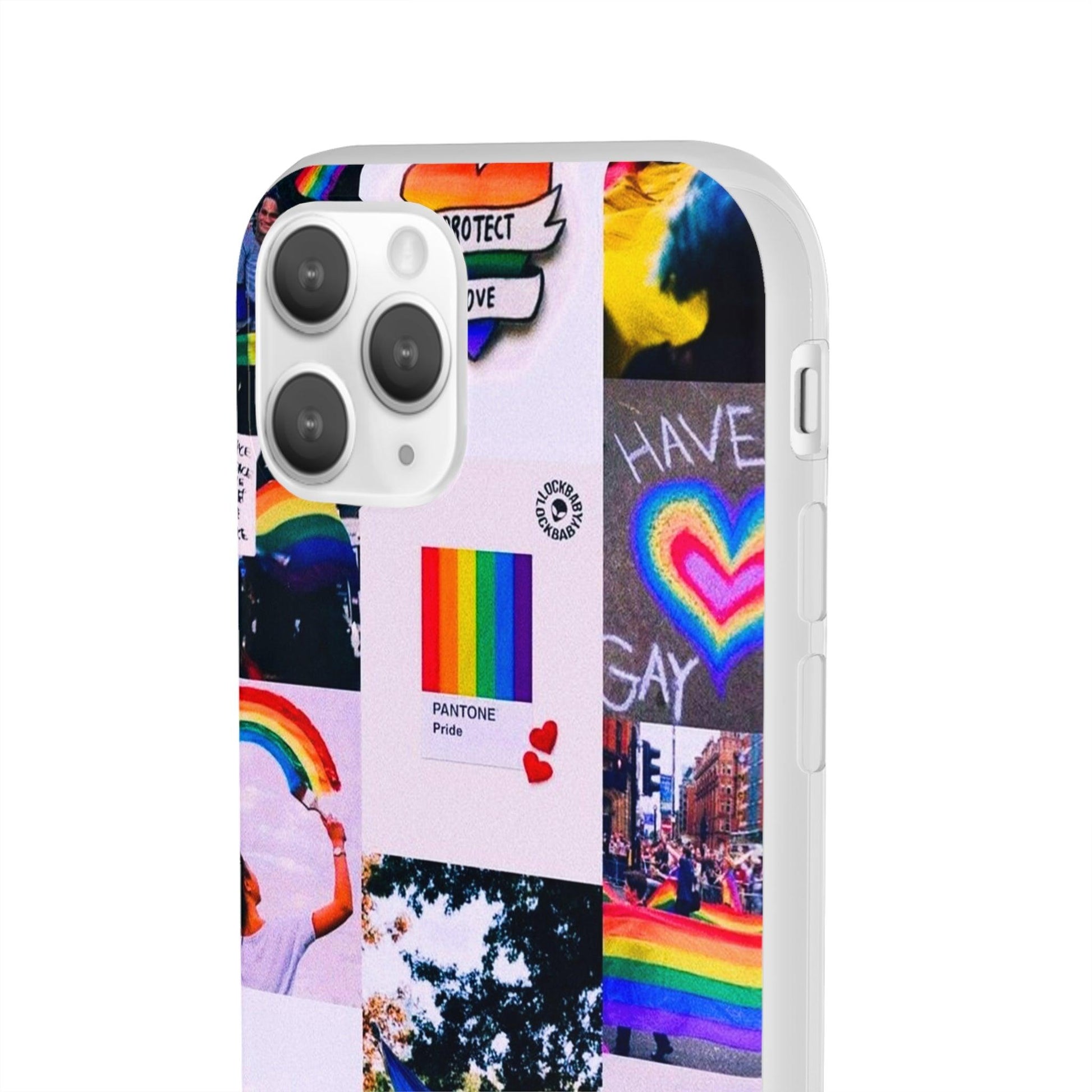 LGBTQWorldwide - ,,REGENBOGEN" Flexible Handyhülle Accessories, Case, iPhone, iPhone Cases, Phone accessory, Phone Cases, Samsung Cases, silikon, Valentine's Day promotion lgbtq Bekleidung Accessoires unisex Zubehör