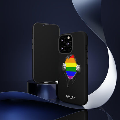 LGBTQWorldwide - ,,SCHWARZES LOCH" Doppelgehäuse Handyhülle Accessories, Glossy, iPhone Cases, Matte, Phone accessory, Phone Cases, Samsung Cases, Thermo, Valentine's Day Picks lgbtq Bekleidung Accessoires unisex Zubehör