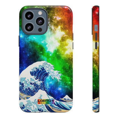 LGBTQWorldwide - ,,WELLE" Doppelgehäuse Handyhülle Accessories, Glossy, iPhone Cases, Matte, Phone accessory, Phone Cases, Samsung Cases, Thermo, Valentine's Day Picks lgbtq Bekleidung Accessoires unisex Zubehör