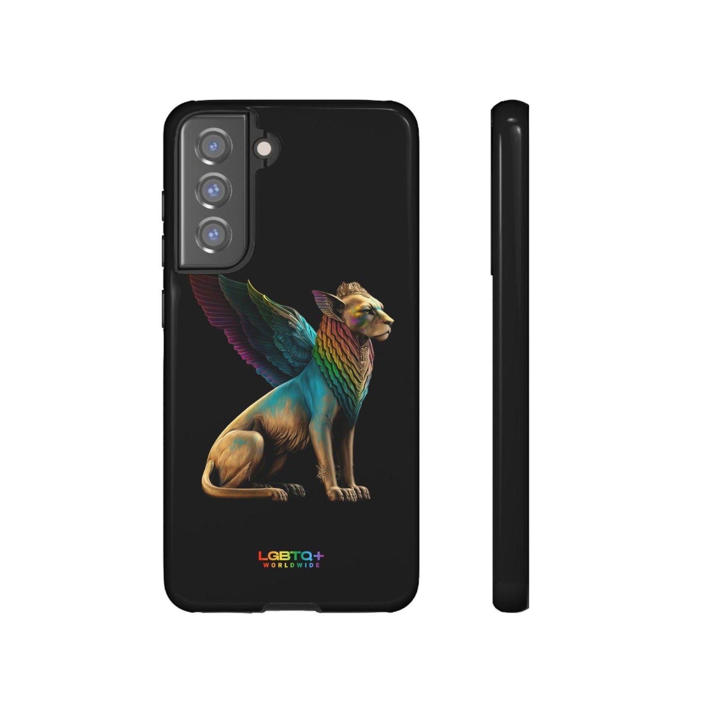 LGBTQWorldwide - ,,SPHINX" Doppelgehäuse Handyhülle Accessories, Glossy, iPhone Cases, Matte, Phone accessory, Phone Cases, Samsung Cases, tough, Valentine's Day Picks lgbtq Bekleidung Accessoires unisex Zubehör