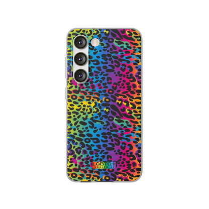 LGBTQWorldwide - ,,LEOPARD" Flexible Handyhülle Accessories, Case, iPhone, iPhone Cases, Phone accessory, Phone Cases, Samsung Cases, silikon, Valentine's Day promotion lgbtq Bekleidung Accessoires unisex Zubehör