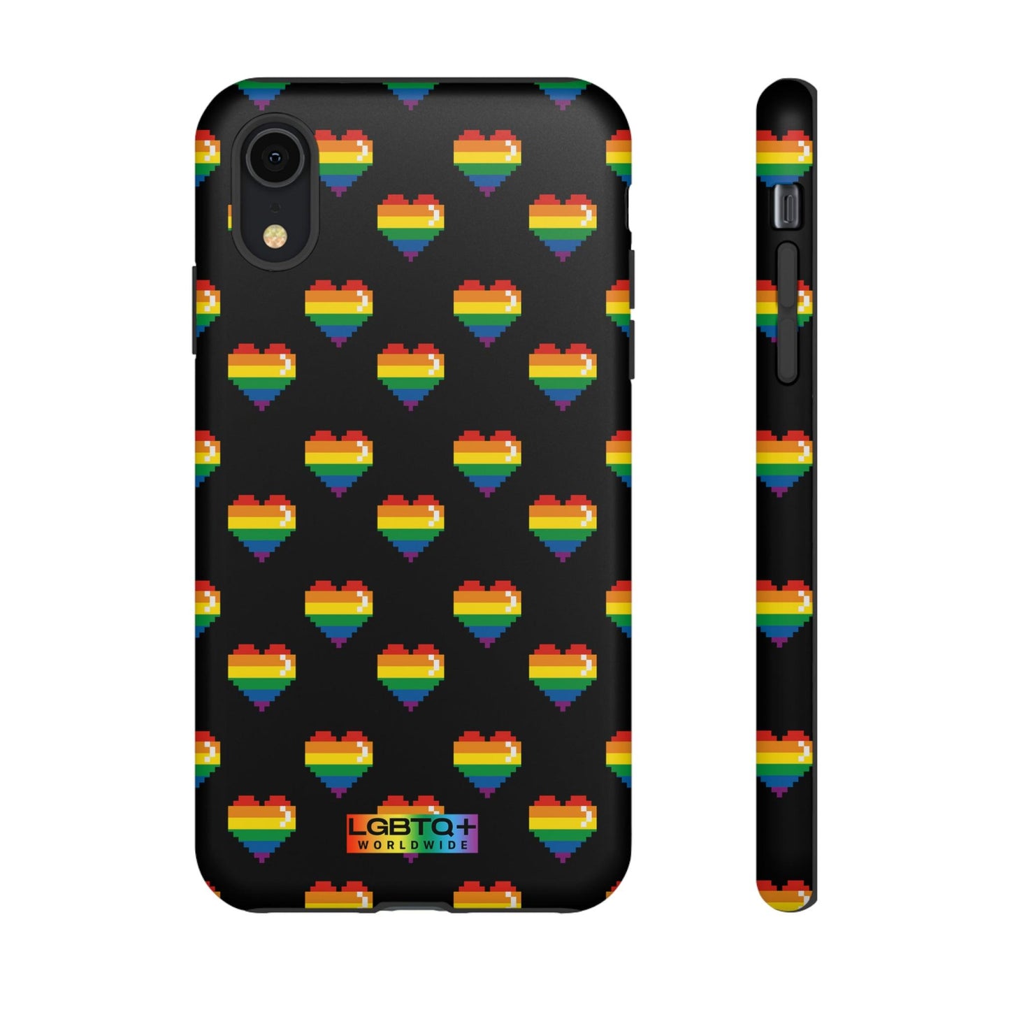 LGBTQWorldwide - ,,COMIC HERZEN" Doppelgehäuse Handyhülle Accessories, Glossy, iPhone Cases, Matte, Phone accessory, Phone Cases, Samsung Cases, Thermo, Valentine's Day Picks lgbtq Bekleidung Accessoires unisex Zubehör