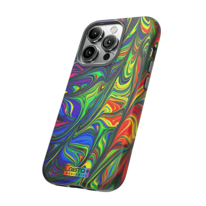 LGBTQWorldwide - ,,ILLUSION" Doppelgehäuse Handyhülle Accessories, Glossy, iPhone Cases, Matte, Phone accessory, Phone Cases, Samsung Cases, Thermo, Valentine's Day Picks lgbtq Bekleidung Accessoires unisex Zubehör