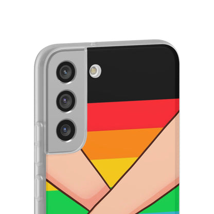 LGBTQWorldwide - ,,TOGETHER PRIDE" Flexible Handyhülle Accessories, Case, iPhone, iPhone Cases, Phone accessory, Phone Cases, Samsung Cases, silikon, Valentine's Day promotion lgbtq Bekleidung Accessoires unisex Zubehör