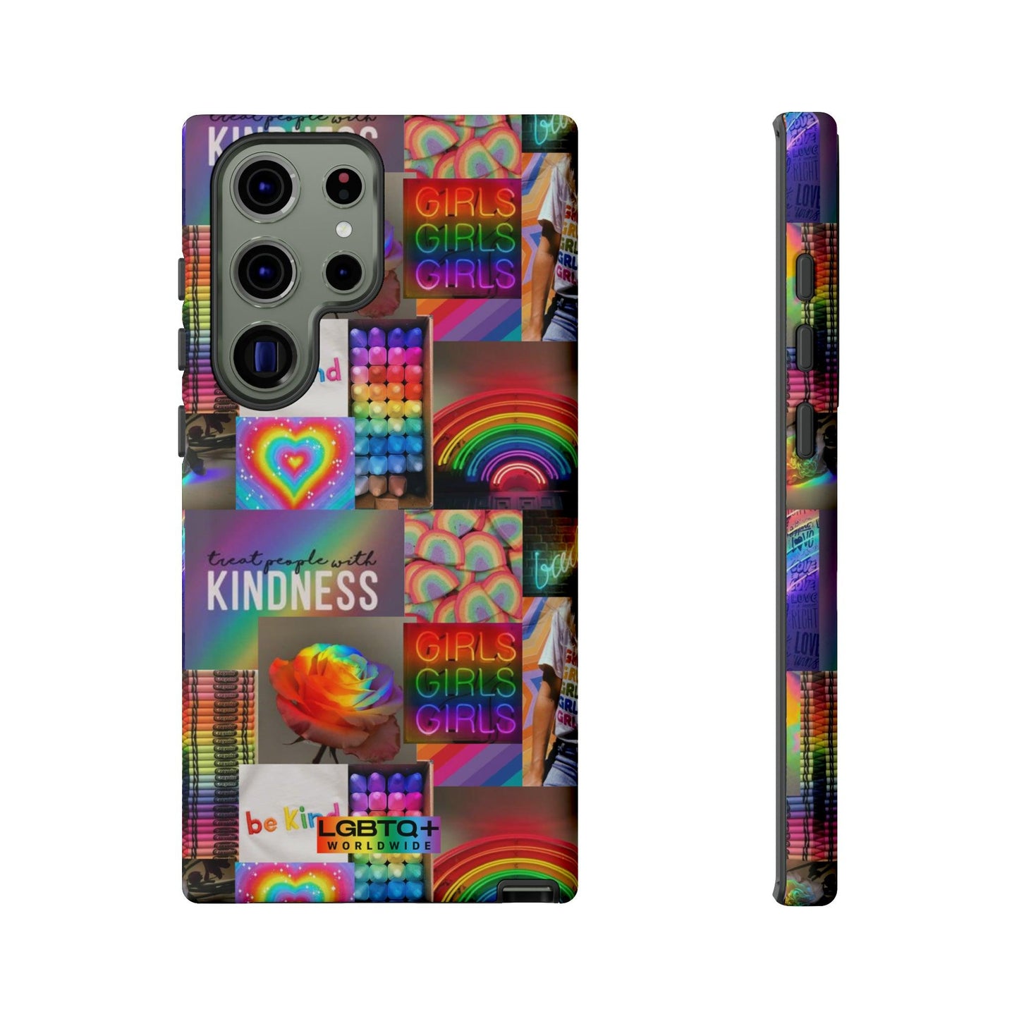 LGBTQWorldwide - ,,FREUNDLICH" Doppelgehäuse Handyhülle Accessories, Glossy, iPhone Cases, Matte, Phone accessory, Phone Cases, Samsung Cases, Thermo, Valentine's Day Picks lgbtq Bekleidung Accessoires unisex Zubehör