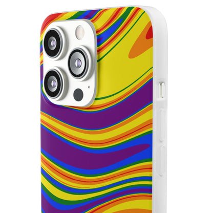 LGBTQWorldwide - ,,FARBEN" Flexible Handyhülle Accessories, Case, iPhone, iPhone Cases, Phone accessory, Phone Cases, Samsung Cases, silikon, Valentine's Day promotion lgbtq Bekleidung Accessoires unisex Zubehör