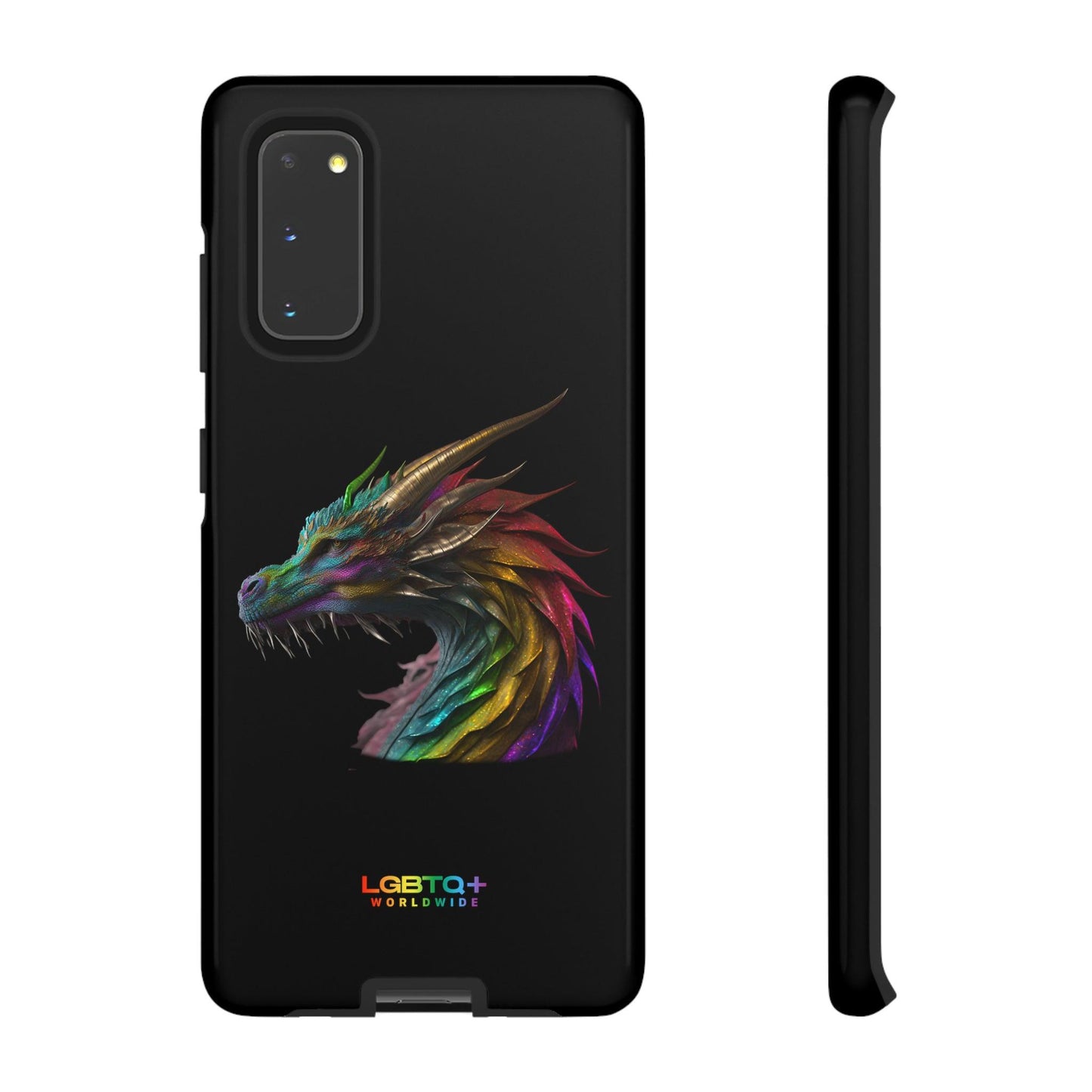 LGBTQWorldwide - ,,DRACHE" Doppelgehäuse Handyhülle Accessories, Glossy, iPhone Cases, Matte, Phone accessory, Phone Cases, Samsung Cases, tough, Valentine's Day Picks lgbtq Bekleidung Accessoires unisex Zubehör