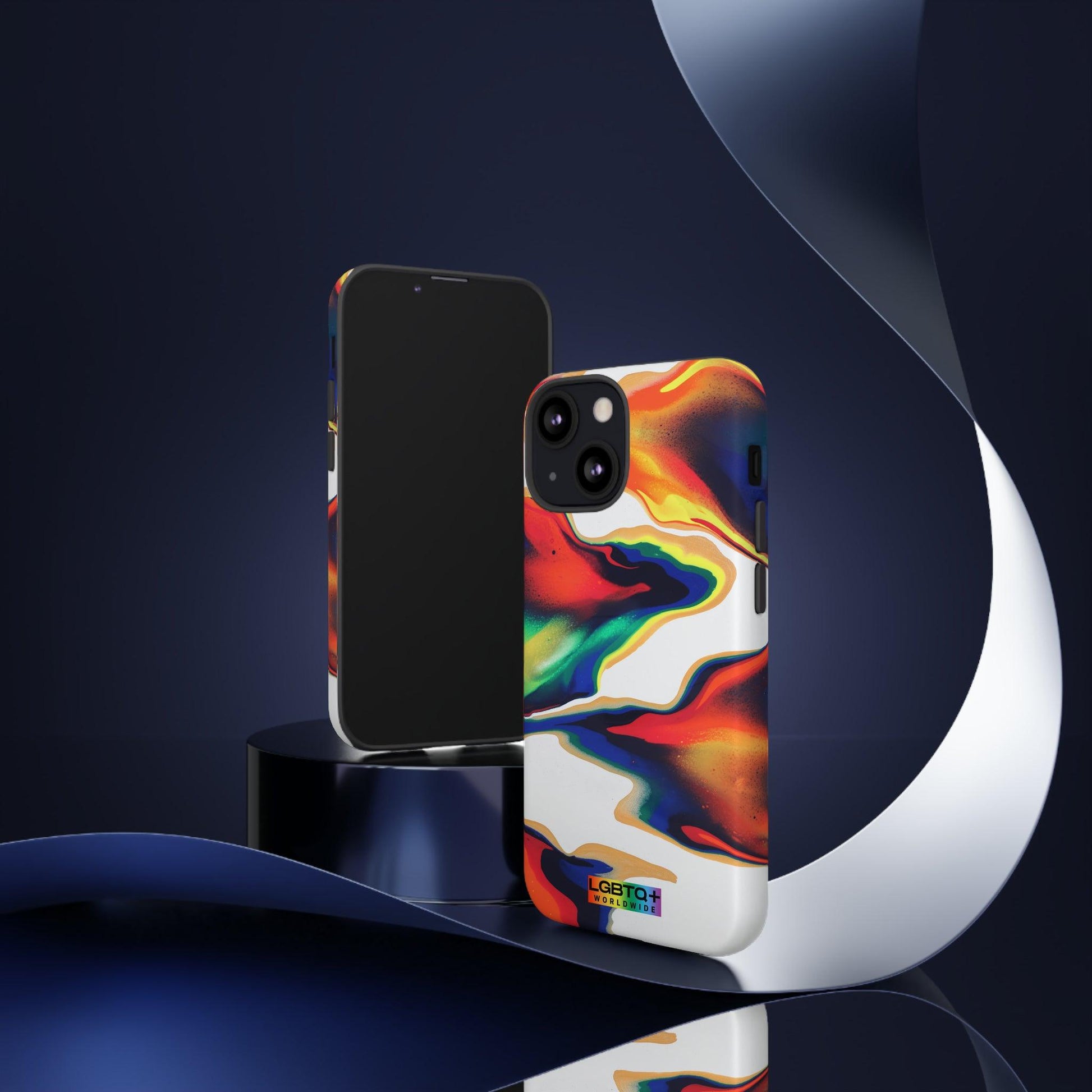 LGBTQWorldwide - ,,EINZIGARTIG" Doppelgehäuse Handyhülle Accessories, Glossy, iPhone Cases, Matte, Phone accessory, Phone Cases, Samsung Cases, Thermo, Valentine's Day Picks lgbtq Bekleidung Accessoires unisex Zubehör