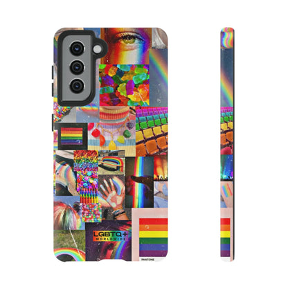 LGBTQWorldwide - ,,FARBEN" Doppelgehäuse Handyhülle Accessories, Glossy, iPhone Cases, Matte, Phone accessory, Phone Cases, Samsung Cases, Thermo, Valentine's Day Picks lgbtq Bekleidung Accessoires unisex Zubehör