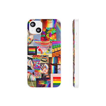 LGBTQWorldwide - ,,COMMUNITY" Flexible Handyhülle Accessories, Case, iPhone, iPhone Cases, Phone accessory, Phone Cases, Samsung Cases, silikon, Valentine's Day promotion lgbtq Bekleidung Accessoires unisex Zubehör