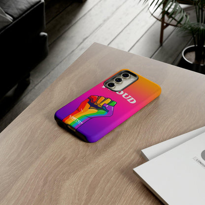 LGBTQWorldwide - ,,GLÜCKLICH" Doppelgehäuse Handyhülle Accessories, Glossy, iPhone Cases, Matte, Phone accessory, Phone Cases, Samsung Cases, Thermo, Valentine's Day Picks lgbtq Bekleidung Accessoires unisex Zubehör